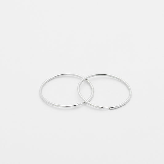 18K WHITE GOOLD EARRINGS