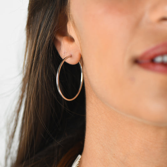 18K WHITE GOOLD EARRINGS