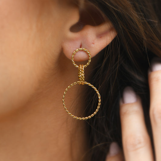 18K GOLD EARRINGS
