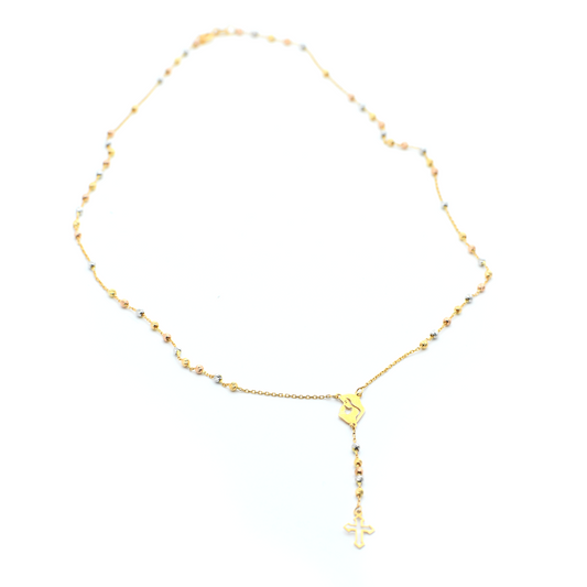 18K GOLD ROSARY